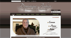 Desktop Screenshot of dominique-aubier.com