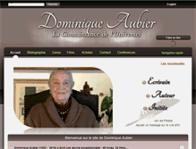 Tablet Screenshot of dominique-aubier.com